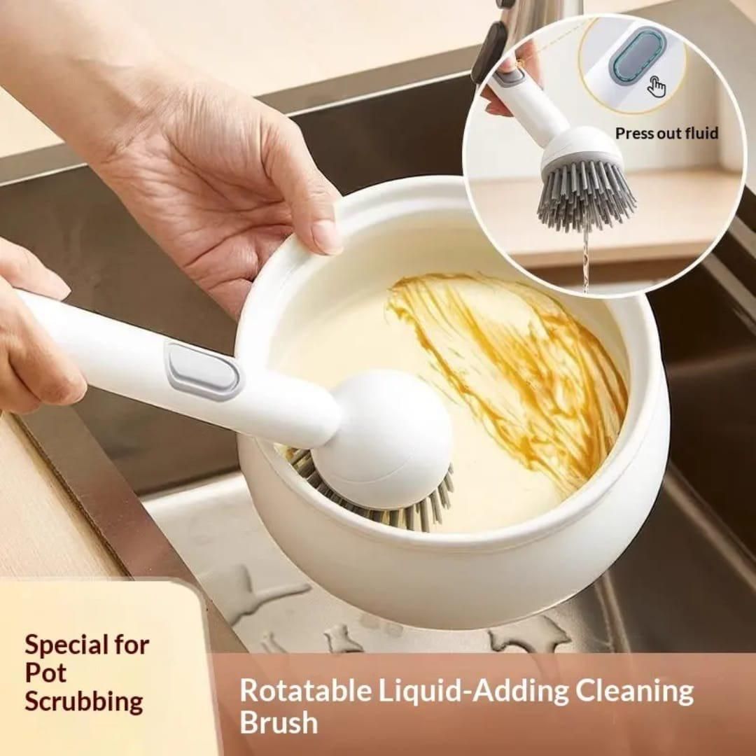 360 Scrubber Wand with Liquid Dispenser